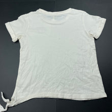 Load image into Gallery viewer, Girls Target, embroidered cotton t-shirt / top, mark on back, FUC, size 8,  