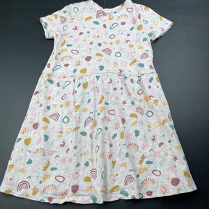 Girls Cotton On, cotton casual dress, light marks, FUC, size 4, L: 51cm