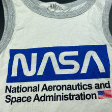 Load image into Gallery viewer, Boys H&amp;M, NASA cotton singlet / tank top, EUC, size 4,  