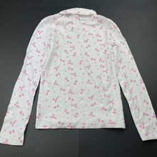 Load image into Gallery viewer, Girls Mango, floral cotton roll neck top / skivvy, EUC, size 7,  