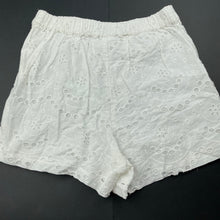 Load image into Gallery viewer, Girls Anko, lined broderie cotton shorts, elasticated, EUC, size 9,  
