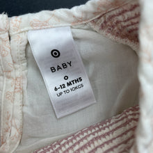 Load image into Gallery viewer, Girls Target, cotton lined floral viscose / linen dress, EUC, size 0, L: 41cm