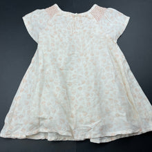 Load image into Gallery viewer, Girls Target, cotton lined floral viscose / linen dress, EUC, size 0, L: 41cm