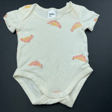 Load image into Gallery viewer, unisex Anko, cotton bodysuit / romper, chickens, GUC, size 000,  