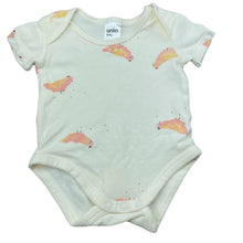 Load image into Gallery viewer, unisex Anko, cotton bodysuit / romper, chickens, GUC, size 000,  