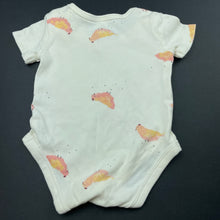Load image into Gallery viewer, unisex Anko, cotton bodysuit / romper, chickens, GUC, size 000,  