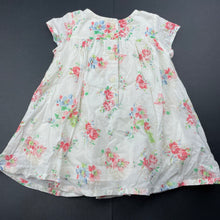 Load image into Gallery viewer, Girls Next, lined lightweight floral cotton dress, EUC, size 000, L: 34cm