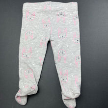 Load image into Gallery viewer, Girls Tiny Little Wonders, lightweight footed leggings / bottoms, EUC, size 0000,  