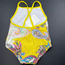 Load image into Gallery viewer, Girls Country Road, paisley print swim one-piece, NEW, size 0,  