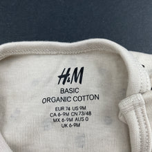 Load image into Gallery viewer, Girls H&amp;M, organic cotton bodysuit / romper, EUC, size 0,  