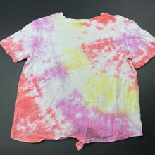 Load image into Gallery viewer, Girls Anko, tie dyed cotton tie front top, GUC, size 12,  