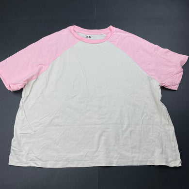 Girls H&M, cotton t-shirt / top, small marks, FUC, size 13-14,  