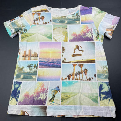 Boys H&M, cotton t-shirt / top, skateboard, GUC, size 11-12,  