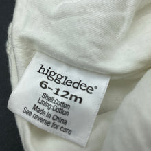 Load image into Gallery viewer, Girls Higgledee, lined knitted cotton hat / beanie, EUC, size 0,  