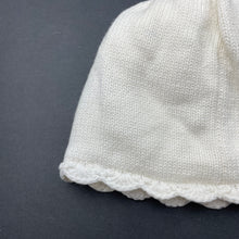 Load image into Gallery viewer, Girls Higgledee, lined knitted cotton hat / beanie, EUC, size 0,  