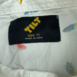 Boys Tilt, lightweight cotton short sleeve shirt, EUC, size 11,  