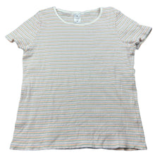 Load image into Gallery viewer, Girls Target, striped stretchy ribbed t-shirt / top, EUC, size 16,  