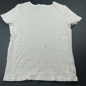 Girls Target, striped stretchy ribbed t-shirt / top, EUC, size 16,  