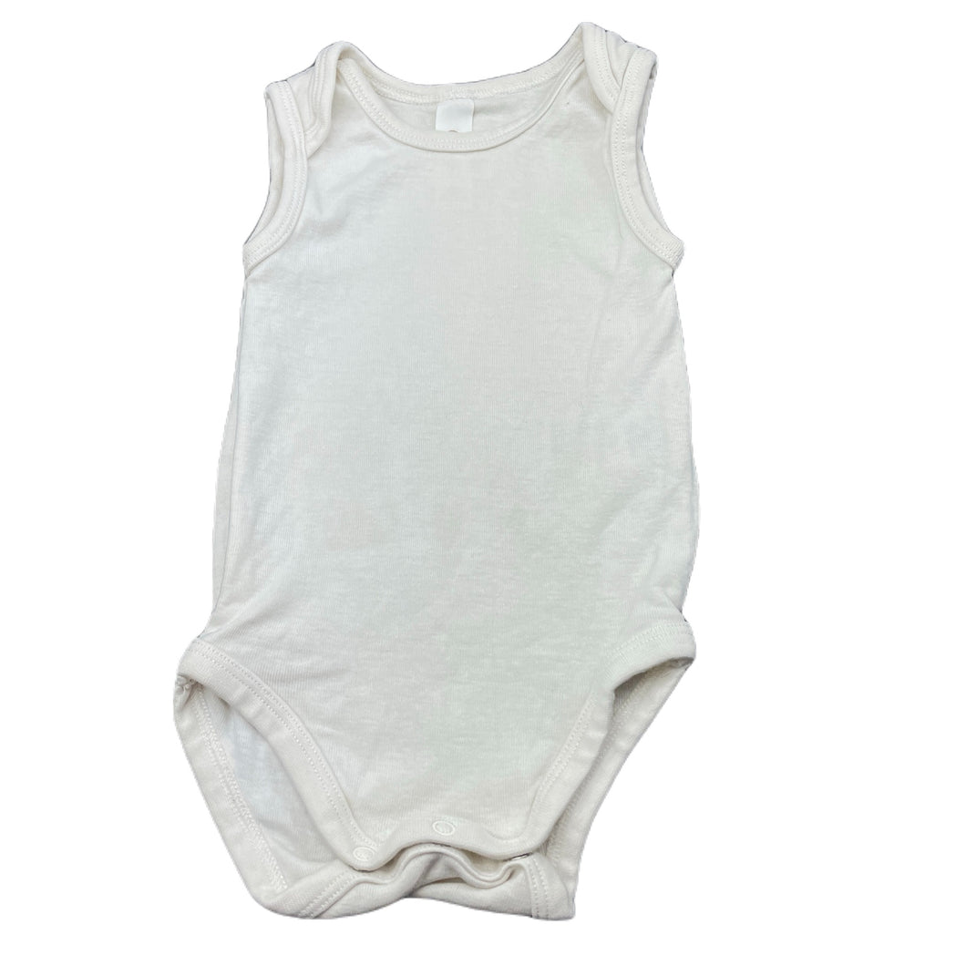 unisex Dymples, organic cotton bodysuit / romper, FUC, size 00,  