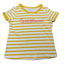 Load image into Gallery viewer, Girls Mango, striped cotton t-shirt / top, FUC, size 8,  