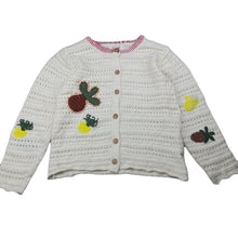 Load image into Gallery viewer, Girls Mysterious Hut, soft feel embroidered cardigan / sweater, GUC, size 5-6,  