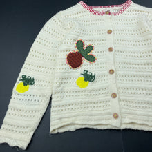 Load image into Gallery viewer, Girls Mysterious Hut, soft feel embroidered cardigan / sweater, GUC, size 5-6,  
