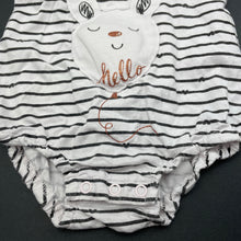 Load image into Gallery viewer, Girls Baby Baby, lightweight cotton romper, GUC, size 000,  