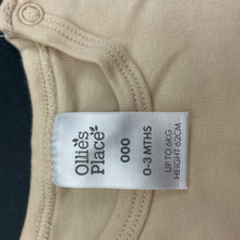 Load image into Gallery viewer, Girls Ollies Place, soft cotton bodysuit / romper, EUC, size 000,  