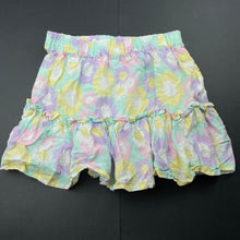 Load image into Gallery viewer, Girls KID, floral viscose skirt, elasticated, L: 26cm, EUC, size 2,  