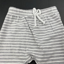 Load image into Gallery viewer, unisex Foshan, grey stripe lightweight pants / bottoms, elasticated, GUC, size 0,  