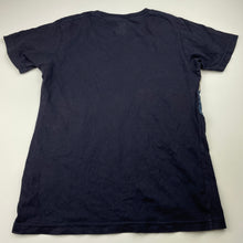 Load image into Gallery viewer, Boys Uniqlo, navy cotton t-shirt / top, dinosaurs, GUC, size 9-10,  