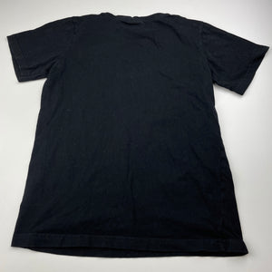 Boys Jurassic World, black cotton t-shirt / top, dinosaur, EUC, size 10,  