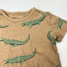 Load image into Gallery viewer, Boys Anko, cotton t-shirt / top, crocodiles, GUC, size 2,  