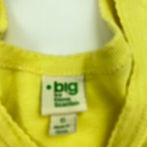 Girls Big by Fiona Scanlan, yellow cotton singlet / tank top, EUC, size 6,  