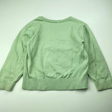 Load image into Gallery viewer, Girls KID, green knitted sweater / jumper, unicorn, FUC, size 4,  