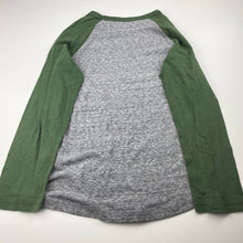 Load image into Gallery viewer, Boys Piping Hot, grey &amp; green long sleeve t-shirt / top, GUC, size 7,  