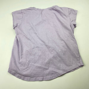Girls Mango, purple cotton t-shirt / top, Halloween, GUC, size 8,  