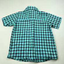 Load image into Gallery viewer, Boys Tilt, checked cotton short sleeve shirt, EUC, size 2,  