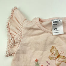 Load image into Gallery viewer, Girls Anko, pink cotton t-shirt / top, GUC, size 00,  