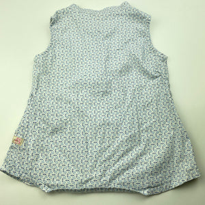 Girls Moose Girl, lightweight stretch cotton sleeveless top, Sz: S, armpit to armpit: 27.5cm, EUC, size 2-3,  