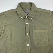 Load image into Gallery viewer, Boys ACADEMY ROOKIE, khaki cotton long sleeve shirt, GUC, size 10,  