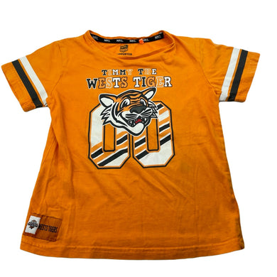 unisex NRL Supporter, West Tigers cotton t-shirt / top, GUC, size 5,  