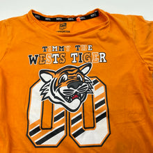 Load image into Gallery viewer, unisex NRL Supporter, West Tigers cotton t-shirt / top, GUC, size 5,  