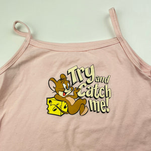 Girls Lupilu, Tom & Jerry stretchy singlet top, EUC, size 5-6,  
