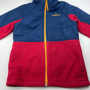 Boys Kathmandu, Altica 200 fleece jacket / coat, size label removed, armpit to armpit: 35.5cm, shoulder to cuff: 42.5cm, GUC, size 6-7,  