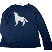 Load image into Gallery viewer, Boys Anko, navy cotton long sleeve pyjama top, GUC, size 12,  
