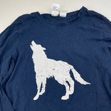 Load image into Gallery viewer, Boys Anko, navy cotton long sleeve pyjama top, GUC, size 12,  