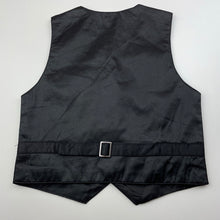 Load image into Gallery viewer, Boys Blue Sky, black &amp; white pinstripe waistcoat / vest, GUC, size 2,  