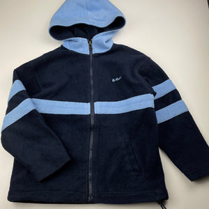 Boys Lee Cooper, vintage lined fleece zip hoodie sweater / jacket, FUC, size 6-7,  