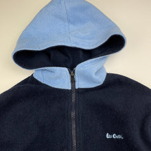 Load image into Gallery viewer, Boys Lee Cooper, vintage lined fleece zip hoodie sweater / jacket, FUC, size 6-7,  